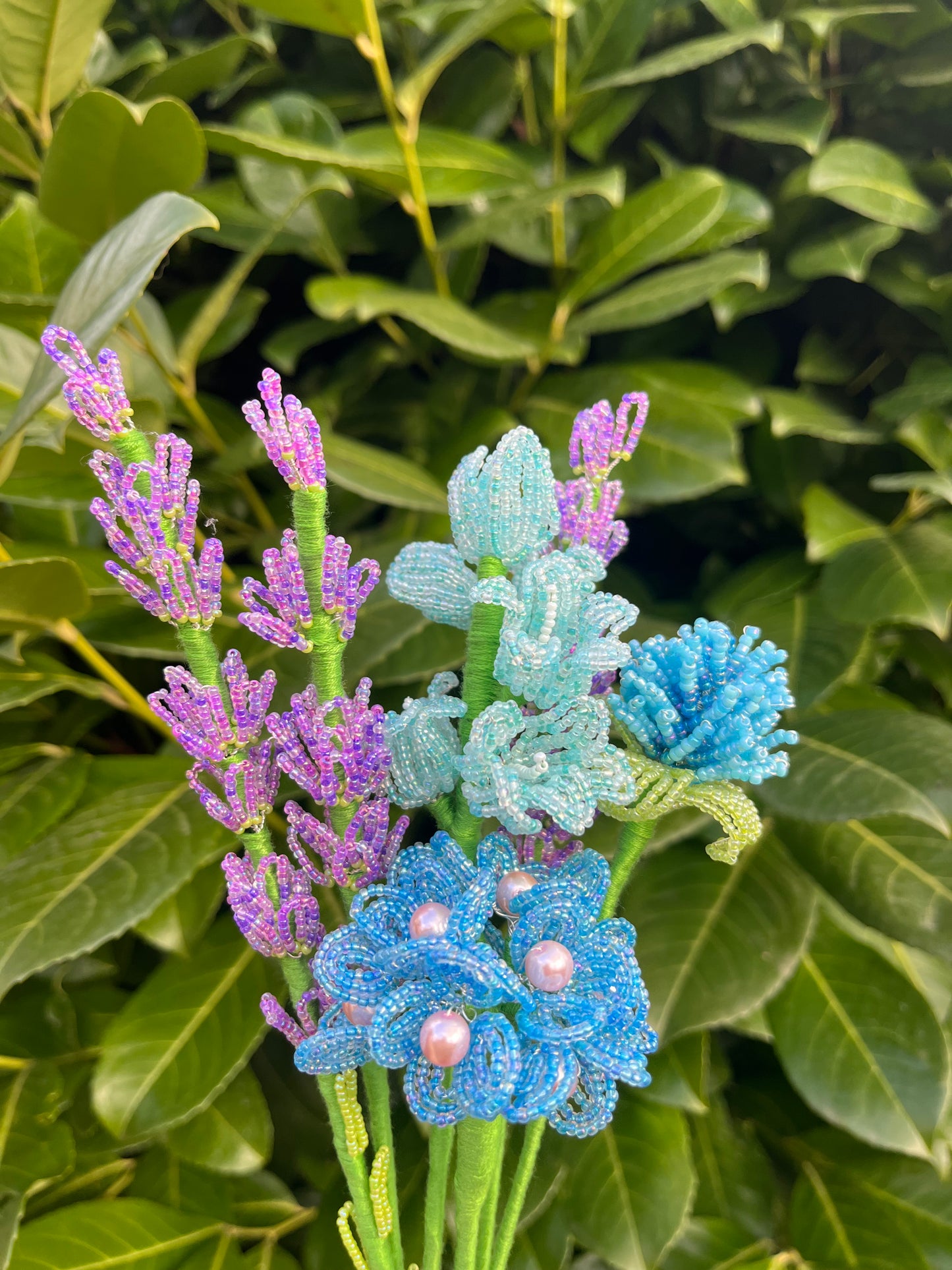 Pasztell csokor levendulával