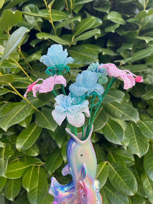 Pasztell csokor hibiszkusszal