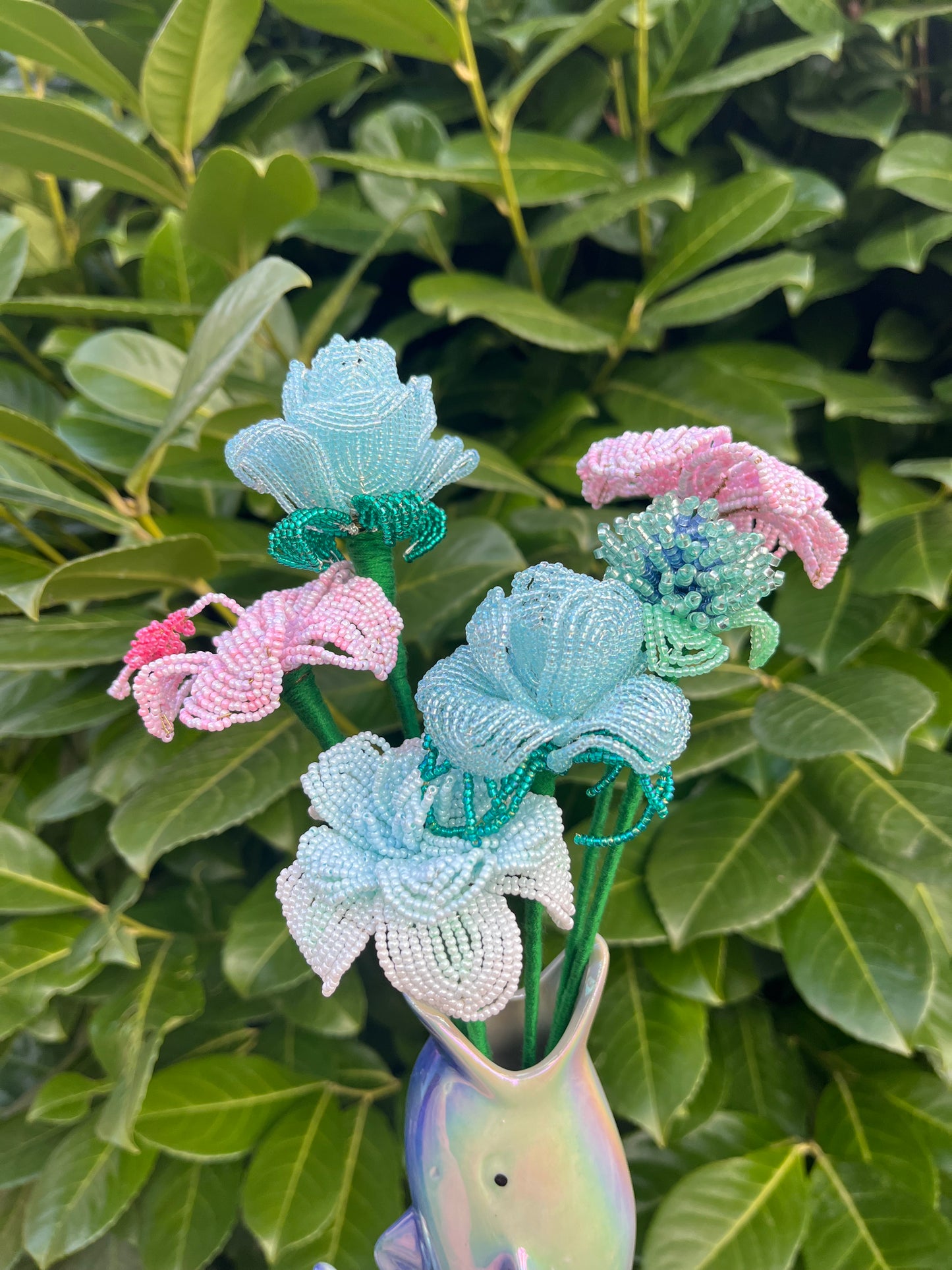 Pasztell csokor hibiszkusszal